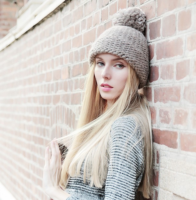 秋冬保暖又時髦，一頂針織帽就足夠！